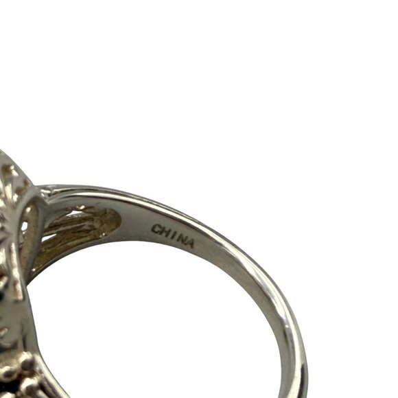 Orvieto Odyssey Sterling Silver 10.00 Ct TGW Cassiopeia Quartz Ring Size 10 - Picture 5 of 12